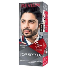 Revlon Top Speed Hair Color for Men Shade 70 M Natural Black Ammonia Free 100g