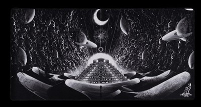 Padsmith Temple Of Dreams V2 Premium Gaming Mousepad Desk Mat Size 1000x500mm