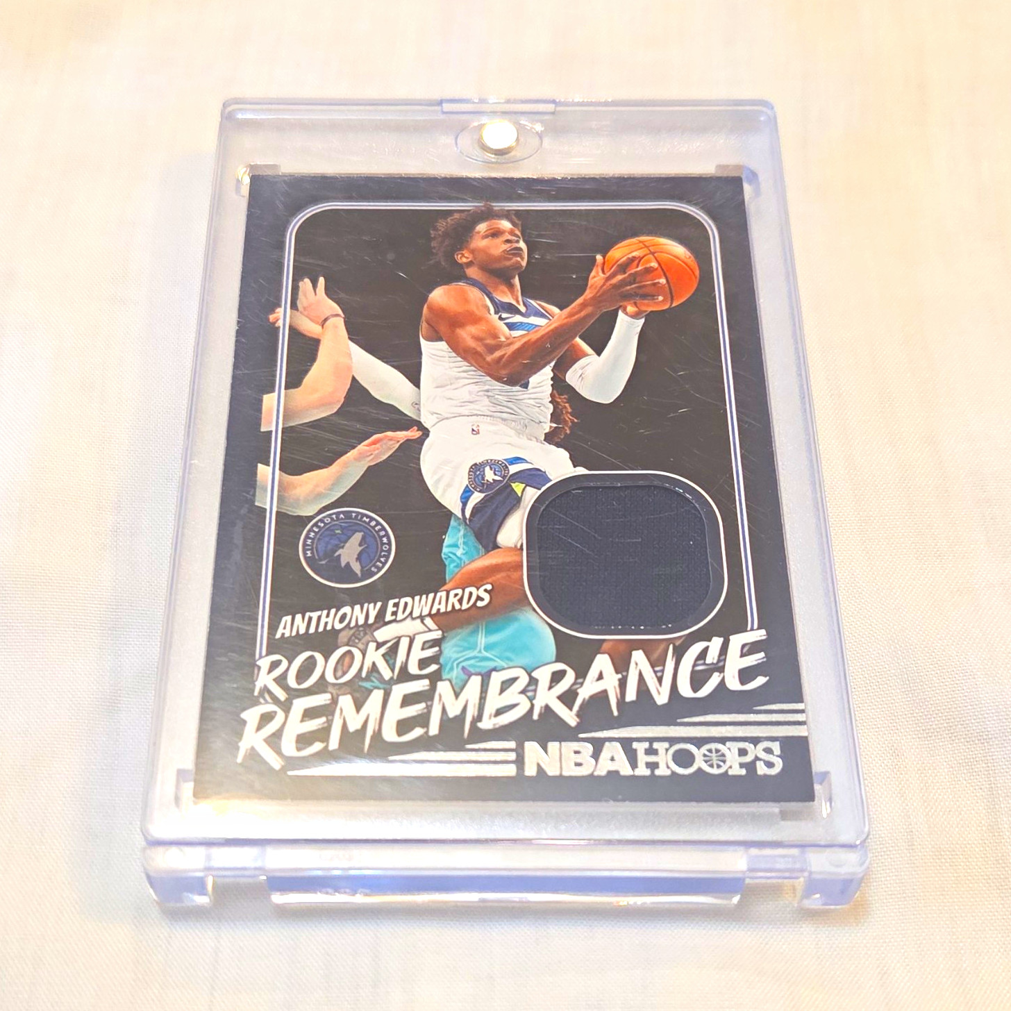 Panini 2022-23 NBA Hoops Rookie Remembrance Anthony Edwards #RR-AEM SHIP IN MAG