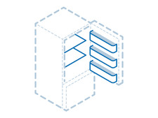 Midea 12131000082270 Refrigerator Box Fruits  Vegetables Compatible Insignia