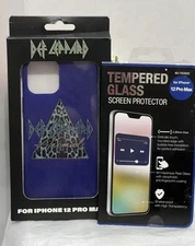 iPhone 12 Pro max Case, DEF LEOPARD ANIMAL case, leopard Icon + Screen Set Lot