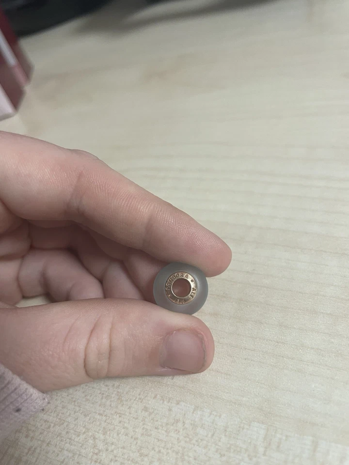 Original Pandora Mattblaues Murano-Glas Charm 789420C00 Rosegold Neu - Bild 4 von 4