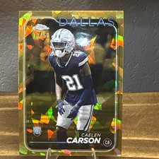 2024 Topps Chrome Sapphire Edition - Rookies Caelen Carson #276 Gold 19/50 (RC)