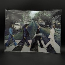 Image holographique 3D The Beatles Abbey Road 15 x 12 pouces très cool