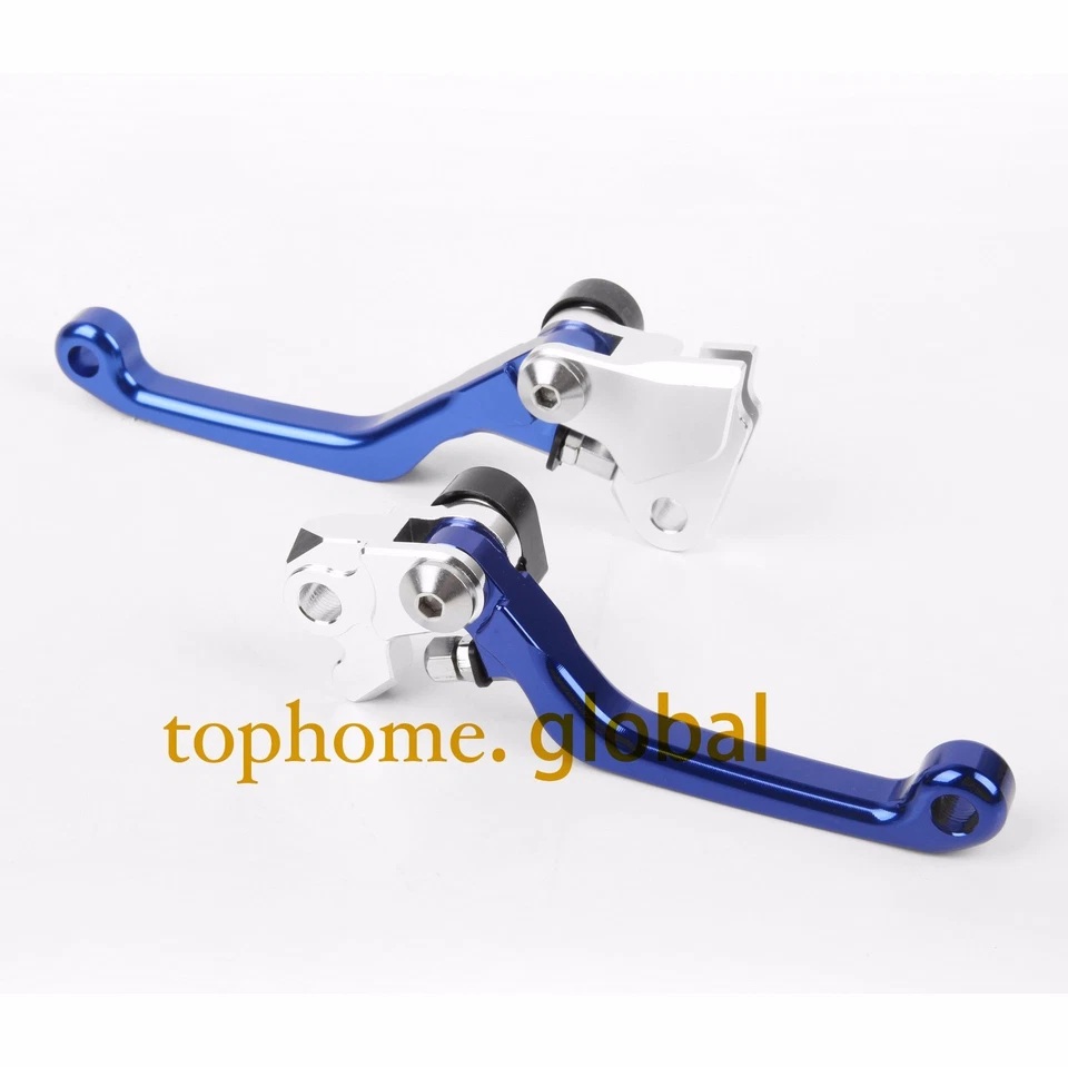 Palancas de embrague de freno pivote azul 06 para Yamaha YZ125 YZ250 YZ426F YZ450F 2001-2007 Foto 2 de 4