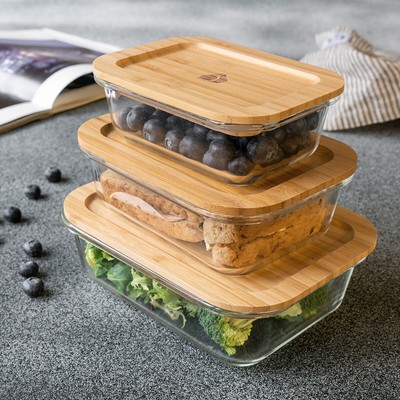 Set 5+1 Contenitori Vetro Per Alimenti - Coperchi Ermetici Con Sfiato, Senza BPA, Per Microonde E Freezer - Foto 5