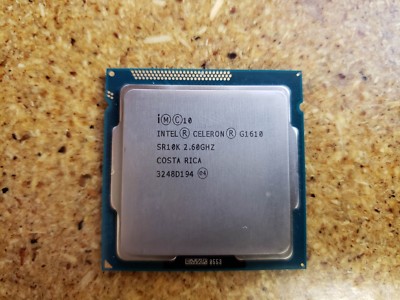 Intel Celeron G1610 SR10K CPU Processor 2.6GHz LGA1155  2-Core Ivy Bridge 55W