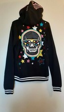 CLVII SWEAT / GILET ZIPPÉ POUR FEMME EN COTON TAILLE M NOIR ET ROSE