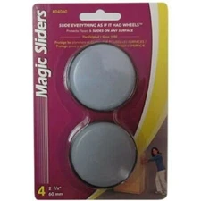 Magic Sliders 04060 4 Pack 2 3/8" Round Sliding Discs