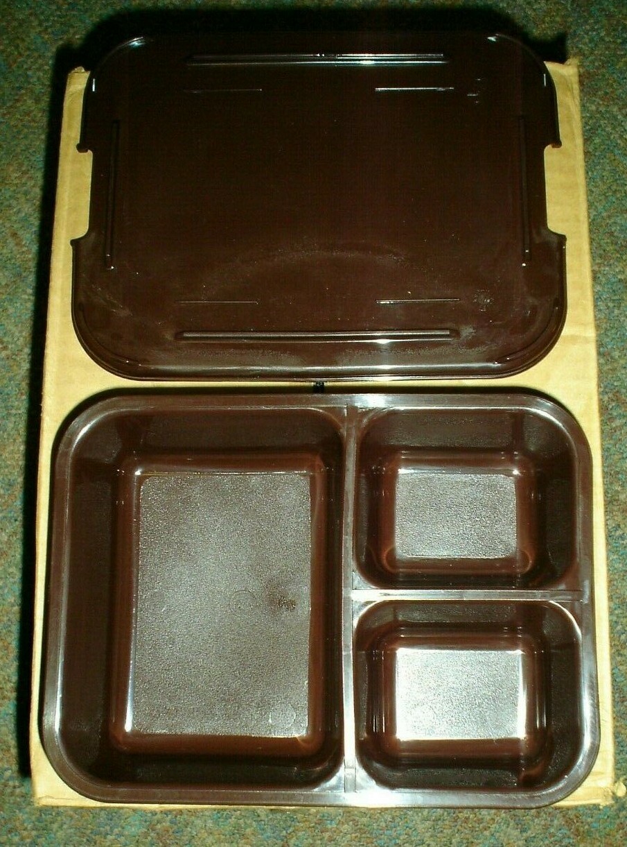 Lot of 24 JonesZylon Hot Serving Tray w/ Lid 83/4" x 6