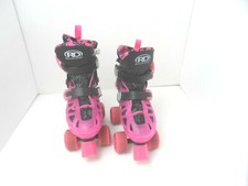 Roller Derby Quick Fit kids Girls Roller Skates Pink/Black Size 12-2 Adjustable