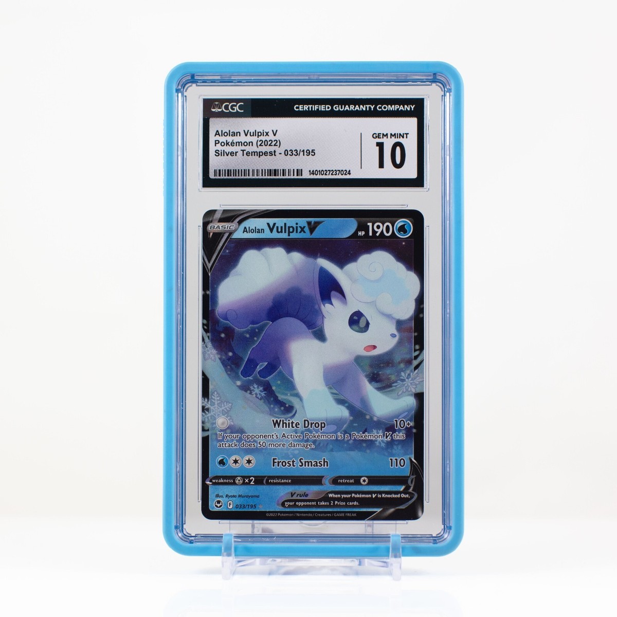 Pokemon Alolan Vulpix V #033 Silver Tempest CGC 10 | eBay