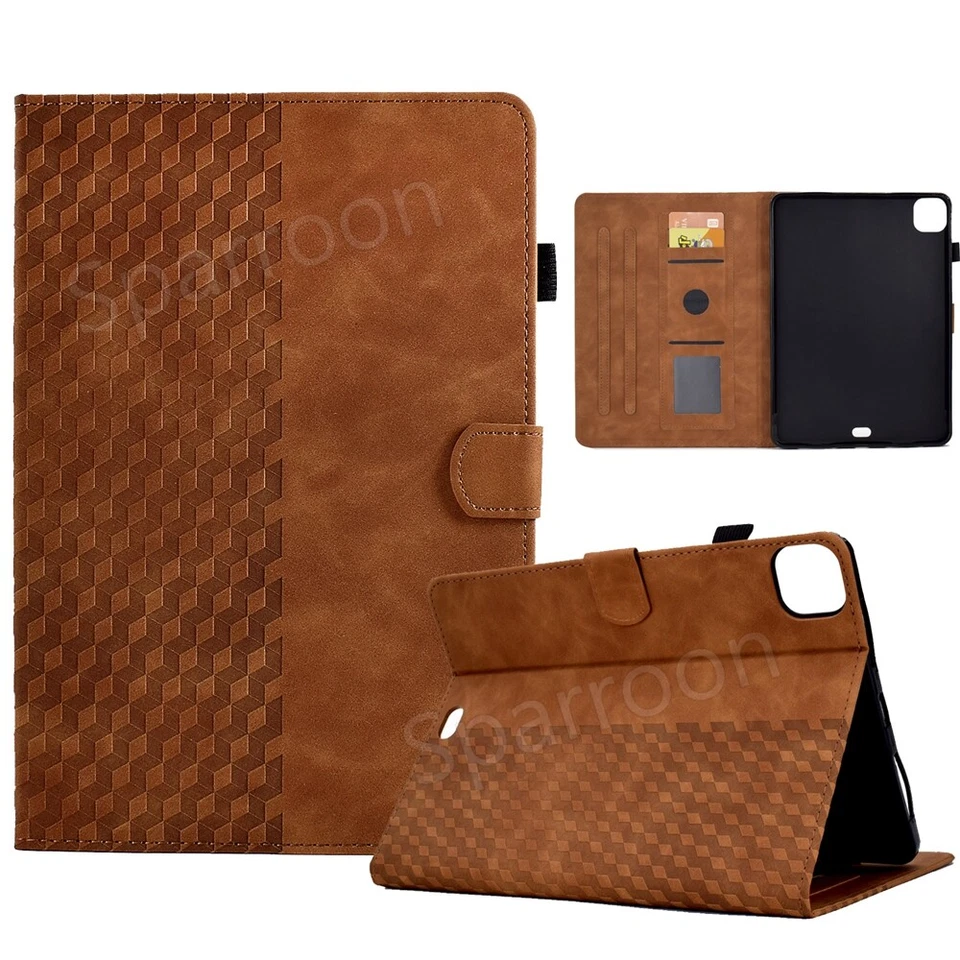 For Apple iPad 5/6/7/8/9/10th Gen 10.2 10.9 Pro 11 Mini Leather Flip Case Cover - Image 4 of 4