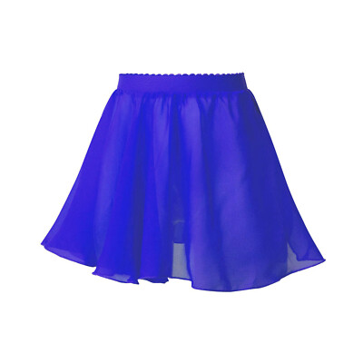 Kids Girls Dress Chiffon Skirt Lyrical Underskirt Rumba Skirts Wrap Dancewear