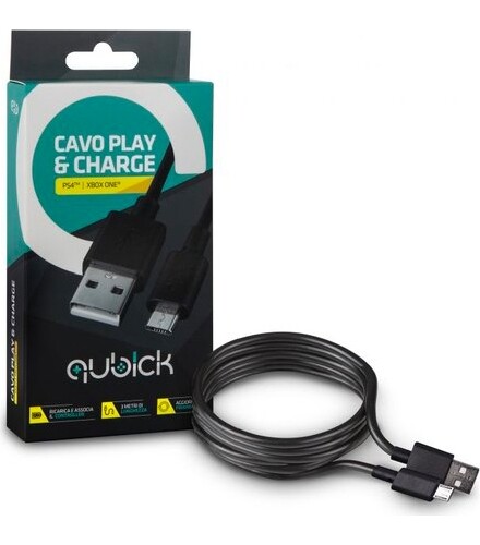 Qubick Cavo Play & Charge PS4-XB1 ACMU0031