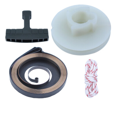 Rancher Recoil Starter Pulley Spring Handle Grip Rope Kit For HUSQVARNA 50 51 55