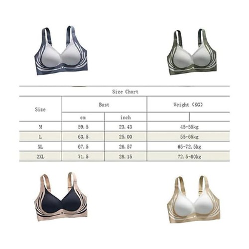 Super Gather Bra,Wireless Push-Up Bra,Lifting Anti-Sagging Wireless Push Up Bra - Picture 2 of 12