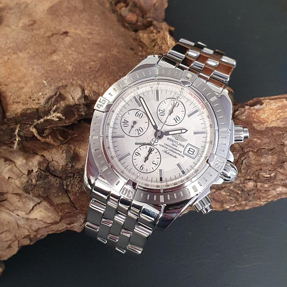Breitling Chronomat Evolution, Silver Dial - Stai… - image 2