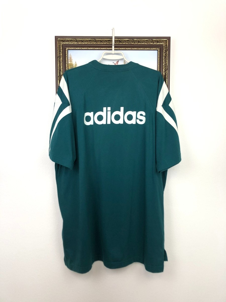 Vintage 90's Adidas Ferencvaros Football Shirt Soccer Adidas