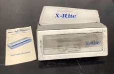 X-Rite 334 Sensitometer Densitometer Dual Color Process Control Portable