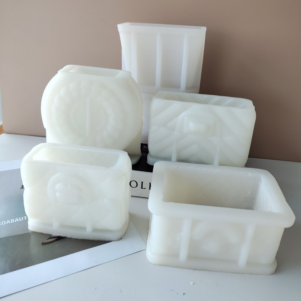 DIY Bag Candle Silicone Molds 3D Wax Soap Making Mold  Bag Resinous Mold