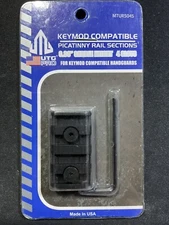 UTG PRO® 4-Slot Keymod Picatinny Rail Section, Black - MTURS04S New 