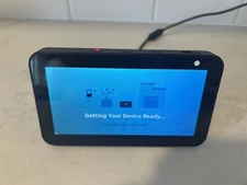 Amazon Echo H23K37 Smart Display Speaker Black TESTED WORKS - NO POWER CHORD