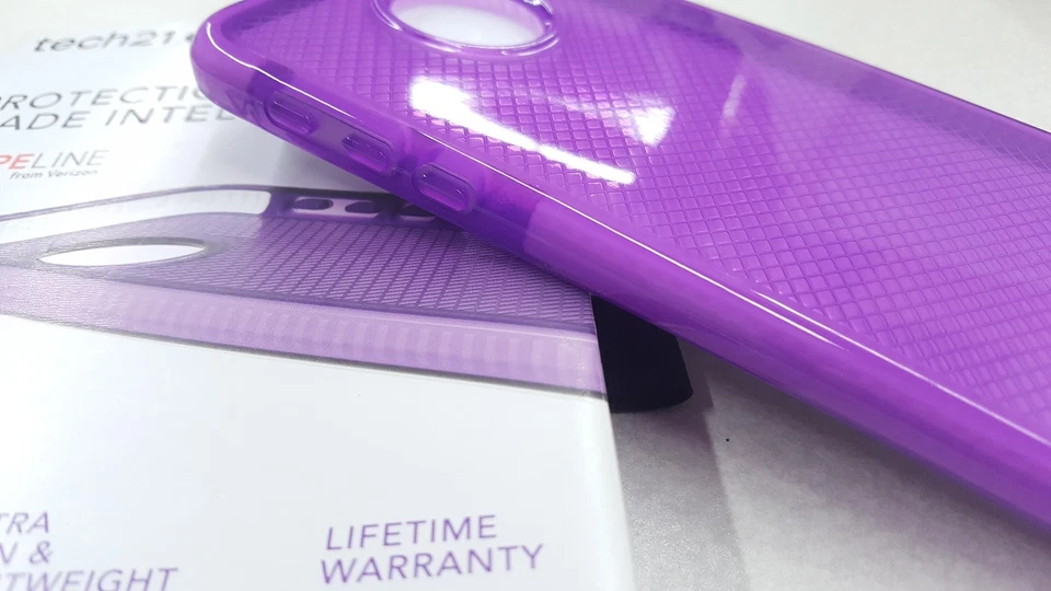 Tech21 Evo Check Phone Case - Motorola Moto Z Force - Purple New - Image 4 of 4