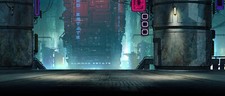 Landscape art illustration city cityscape futuristic Custom Gaming Mat Desk