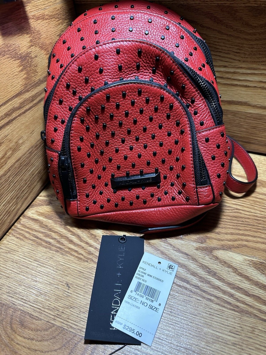 Rare HTF Kendall And Kylie Ruby Red Black Studded Mini  display picture 3