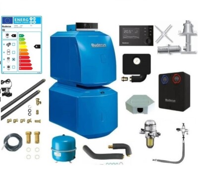 Buderus Logaplus Ölbrennwert Kessel GB125-18 Speicher LT160 Untenliegend Set K31