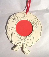 Craft Supply Wood Unfinished Holiday Frame Ornament Wreath Lot Of 3 Craft Supply Wood Unfinished Holiday Frame Ornament Wreath Lot Of 3