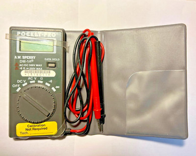 Vintage A.W. Sperry Instruments DM-1A Pocket-Pro Digital Multimeter Korea