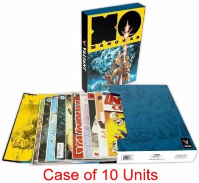 Case of 10 BCW 1.5 Inch Comic Book Stor Folio Boxes X-O Manowar Cover Art Design