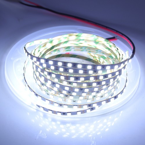 SMD2835 LED Strip 12v 5m 600leds Flexible Rope Tape Lights Natural White 4mm PCB - Picture 11 of 13