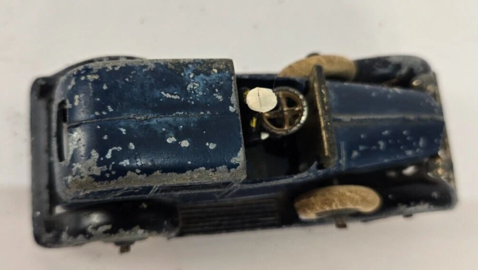 Tootsietoy # 516 Graham coche urbano de 6 ruedas CON CONDUCTOR - juguete Tootsie - pintura original Foto 3 de 4