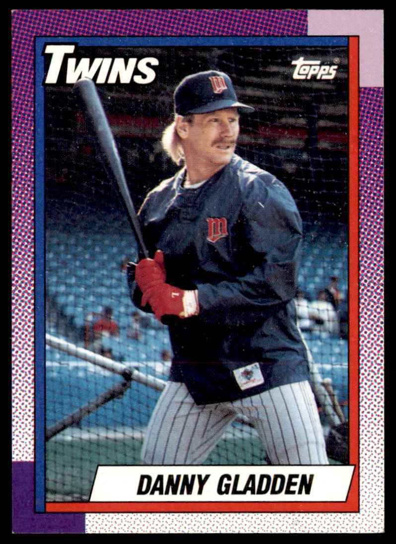 1990 Topps Danny Gladden Minnesota Twins #298