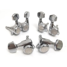 3L3R Guitar Locking Tuners 1:18 Lock String Tuning Pegs Chrome and Matte Black
