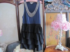 Anthropologie silence + noise beaded ruffle dress 12