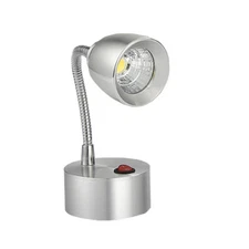 5W LED COB Bedside Light Adjustable Picture Lamp Button Battery-Power Spotlight