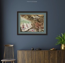 "ДЕТСКИЕ  СНЫ  ПРО ВОЙНУ.  НА ЩИТЕ" Original Oil by Mikhail Shapiro