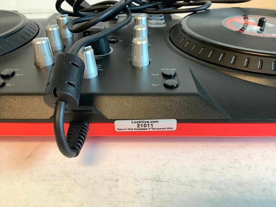 Ion Audio ICUE3 Discover DJ System USB Interface Black/Red for Computer Transfer - Image 4 of 4