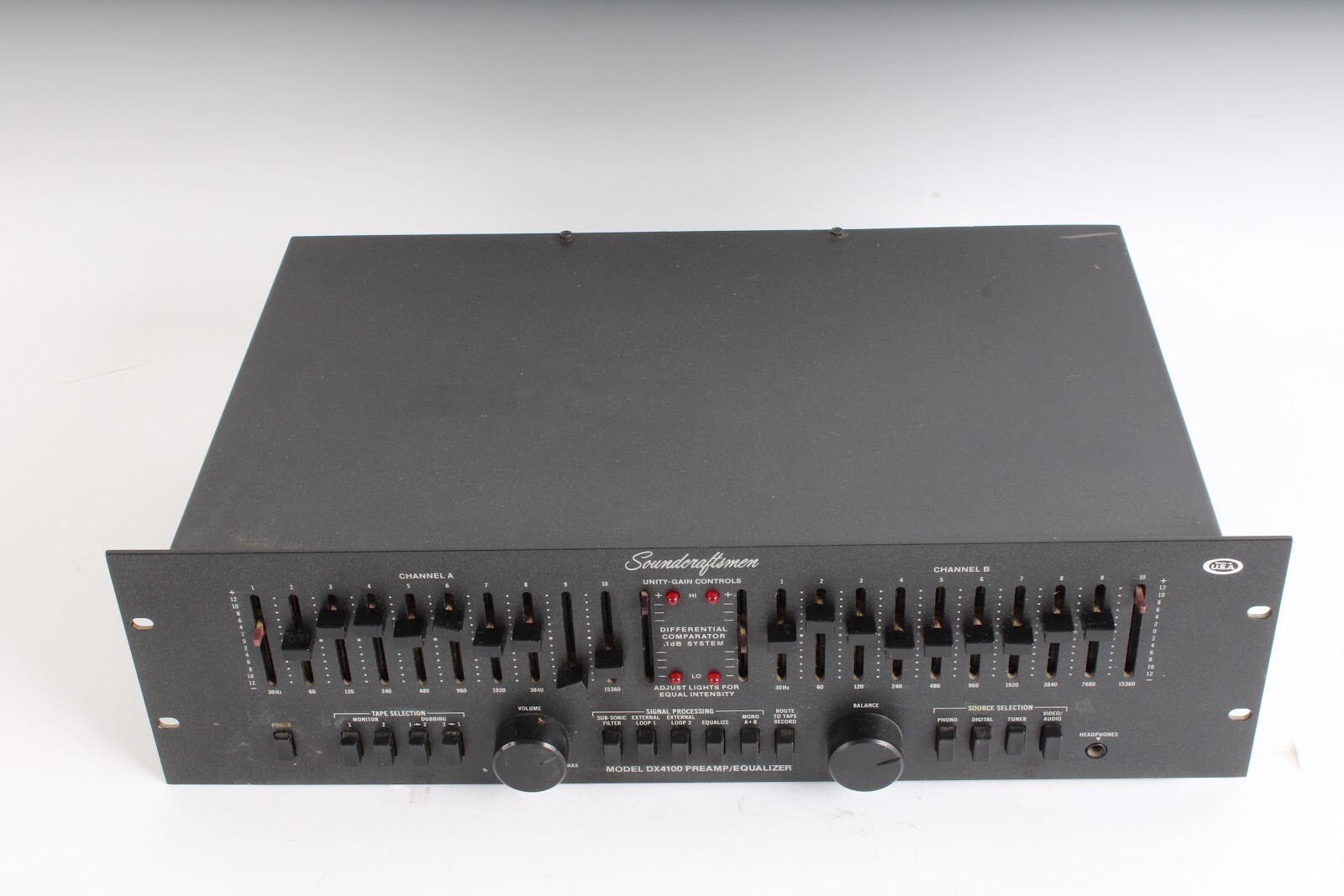 Soundcraftsmen DX4100 Differential / Comparator Preamp Equalizer AS