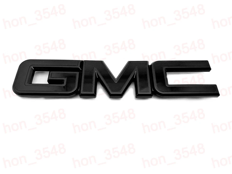 GM Grille  Emblem ALL Black for 2015-2019 GMC Sierra 1500 2500HD 3500HD - Image 2 of 3