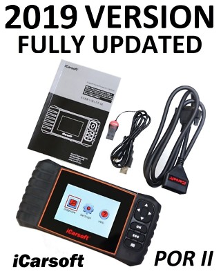 PORSCHE SCANNER TOOL AIRBAG SRS ABS CODE READER OIL RESET iCarsoft PORII i960