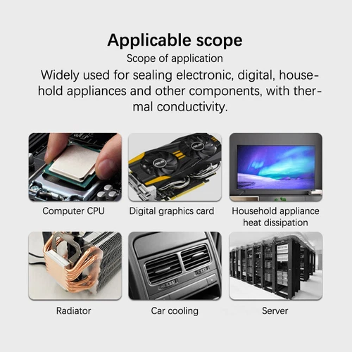 Thermal Paste 12.8W/MK Thermal Compound Conductive Silicone Grease Heat Sink