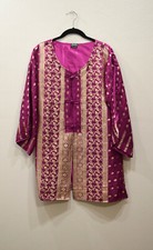 Jacket Silk Burgundy Brocade Jacket
