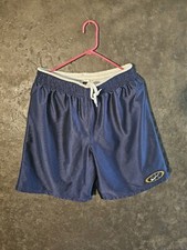 Vintage Nike 90's White Tag Shiny Shorts Size LARGE Navy. Excellent Condition