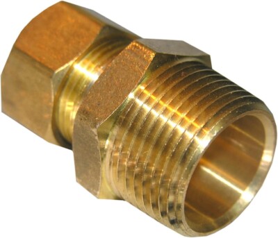 LASCO 17-6869 3/4-Inch Compression by 3/4-Inch Male Pipe Thread Brass Adapter