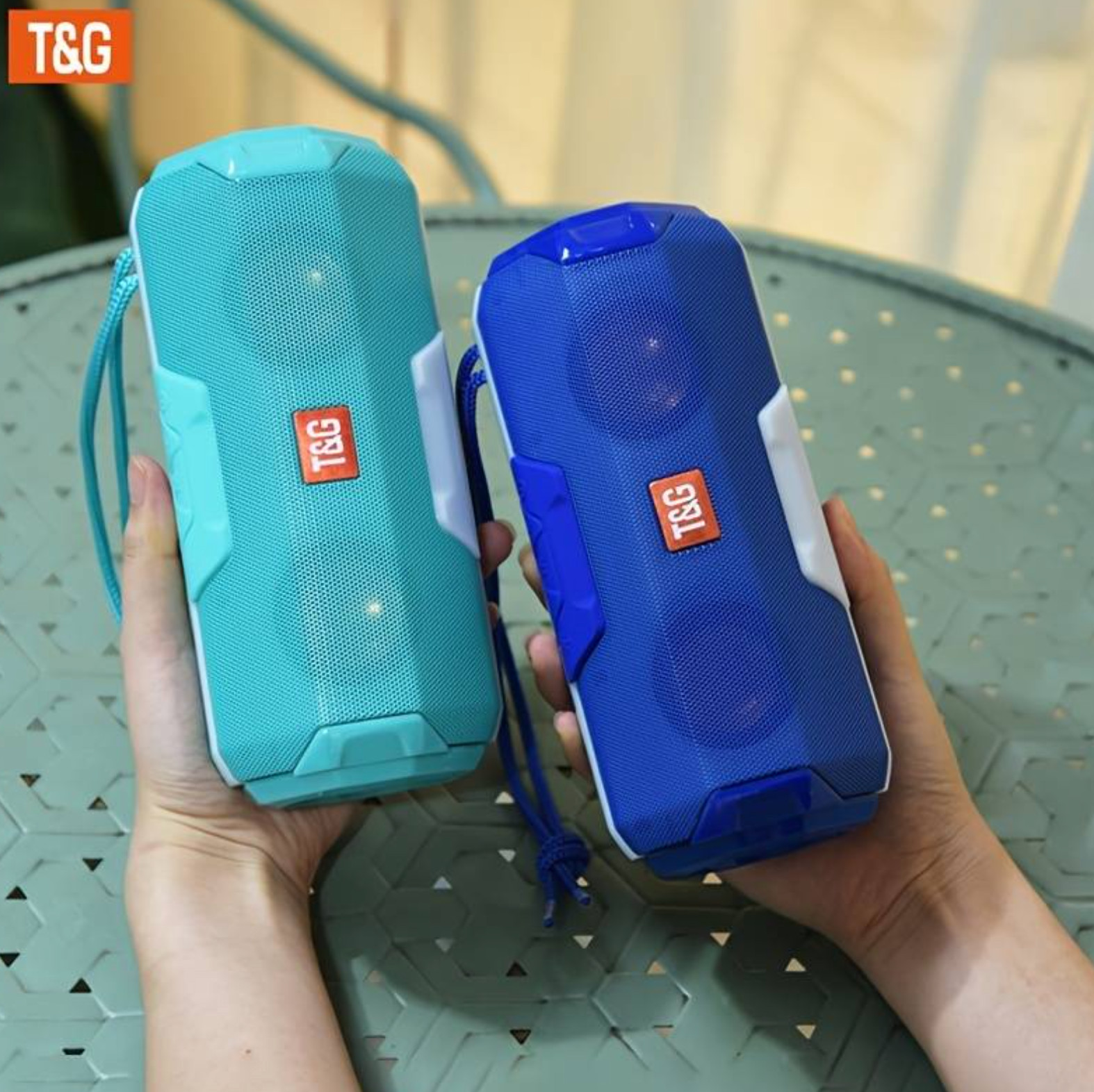 Enceinte Bluetooth double haut-parleur étanche TG143 pour extérieur - 4